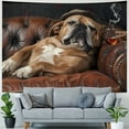 thumbnail image 4 of Orinice Dog Tapestry Wall Hanging Unique Style Graphic Tapestries Home Wall Decor Art Living Room Bedroom Farmhouse Dorm Decorations 40x30inch, 4 of 6
