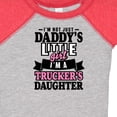 thumbnail image 4 of Inktastic Im Not Just Daddys Little Im a Truckers Daughter Girls Baby Bodysuit, 4 of 5