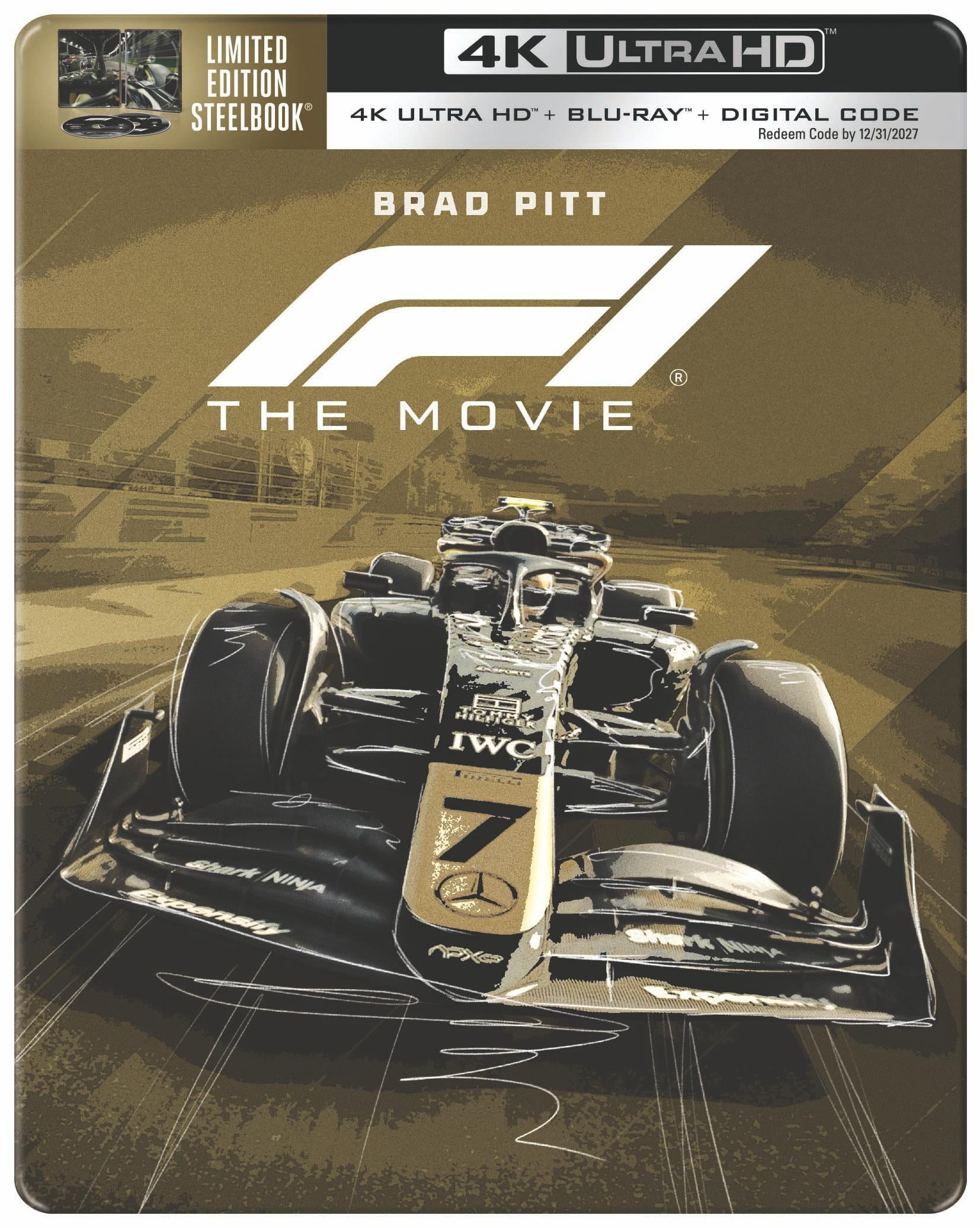 F1: The Movie (Steelbook) (4K Ultra HD + Blu-ray + Digital Copy), Action, Warner Bros.