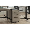 thumbnail image 2 of Ameriwood Parkside Mobile File Cabinet in Light Brown Oak, 2 of 10