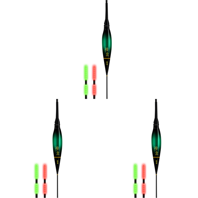 Bobbers con iluminación nocturna de 18 G y cambio de color con detección de gravedad luminosa (QS-O3)