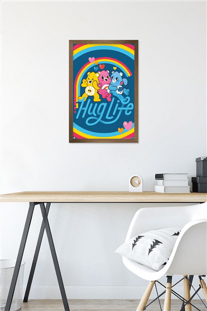 Care Bears: Unlock The Magic - Hug Life Wall Poster, 14.725" x 22.375" Framed
