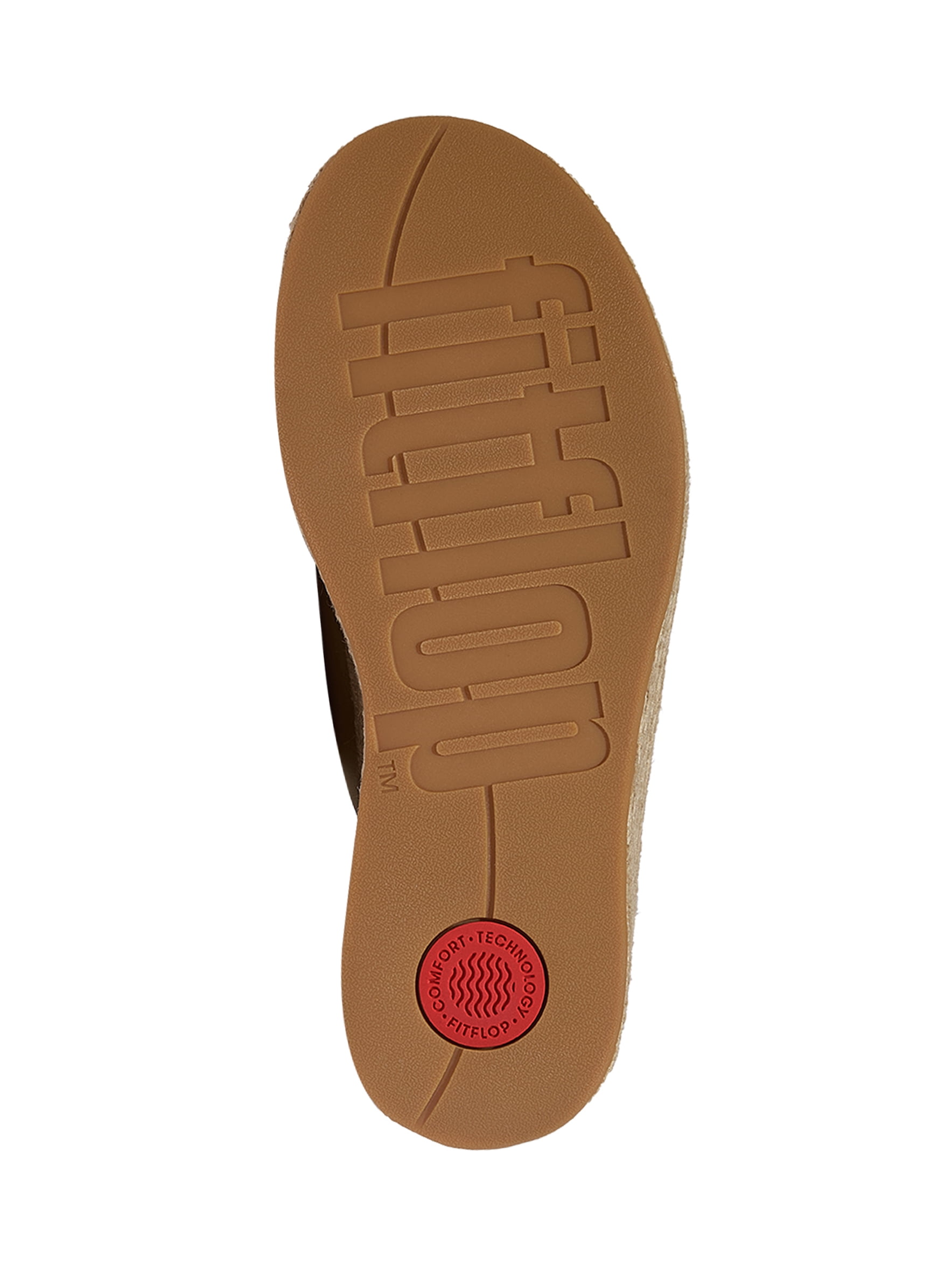 Fitflop Women's Platfforms Espadrille Leather Wedge Cross Slides