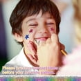 thumbnail image 5 of Glitter Tattoo Kit, Temporary Tattoo Set For Kids - 24 Colours Glitter, 5 of 5