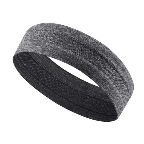 Yoga Sweatband Unisex Elástico Ciclismo Seguridad Banda para El (gris)