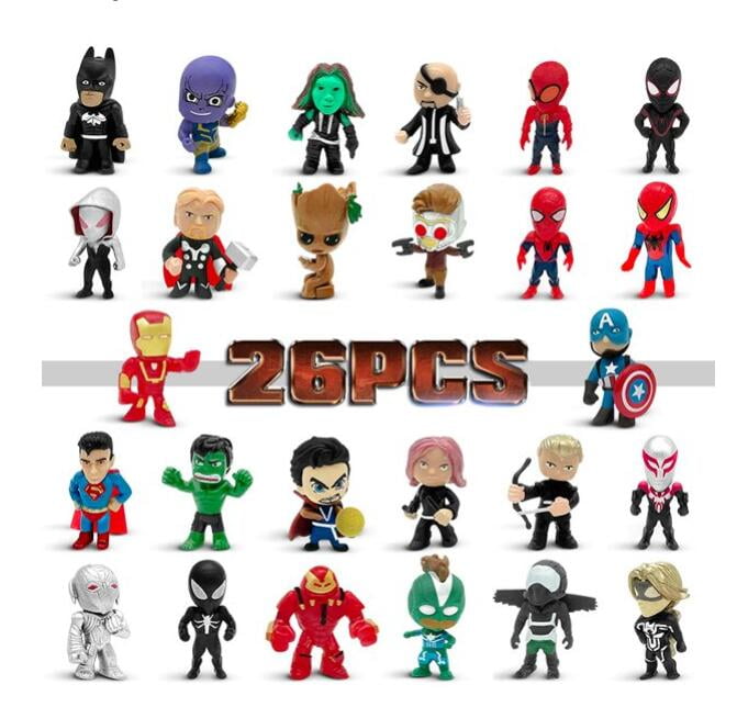 Miniature Superhero Figures