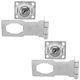 thumbnail image 1 of IDEANATEGRATE 2Jgo De Inoxidable Con Plegable Para Seguridad En Puertas Y Cajas, 1 of 6