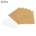 thumbnail image 3 of Unique Bargains Table Name Place Cards,25pack Favor Decor Hollow Butterfly Cut Design Seat Blank Card, Yellow, 3 of 5