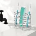 thumbnail image 5 of Soporte para Cepillo de Dientes Montado en la Pared para BañO, Organizador de Accesorios de BañO de Acero Inoxidable con 3 Ranuras para Espacios PequeñOs-A, 5 of 5
