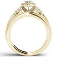 thumbnail image 3 of 1/2 Carat T.W. Diamond Marquise Framed Cluster 10kt Yellow Gold Engagement Ring Set, 3 of 5
