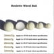 thumbnail image 3 of Set of 3 Casino Roulette Game Replacement Balls for American Roulette, Resin Material, 3 of 5
