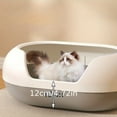 thumbnail image 5 of Large Semi-Enclosed Litter Box, Capsule Upgraded Large Cat Toilet, Stable, Durable and Easy to Clean, Suitable for Multi-Cat Families Back To School, 5 of 9