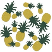 Beistle - Pineapple Deluxe Sparkle Confetti - Pack of 12