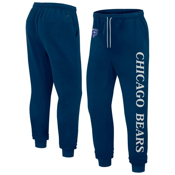 Unisex Fanatics Navy Chicago Bears Elements Phenom Fleece Jogger Pants