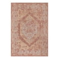 thumbnail image 3 of Unique Loom Outdoor Traditional Collection Area Rug - Valeria (7' 1" x 10' Rectangle Rust Red/Ivory), 3 of 7