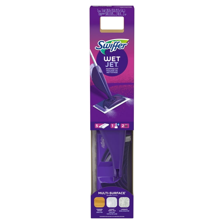 Swiffer Wet Jet Mop, Floor Cleaner for Wood, Laminate, Tile