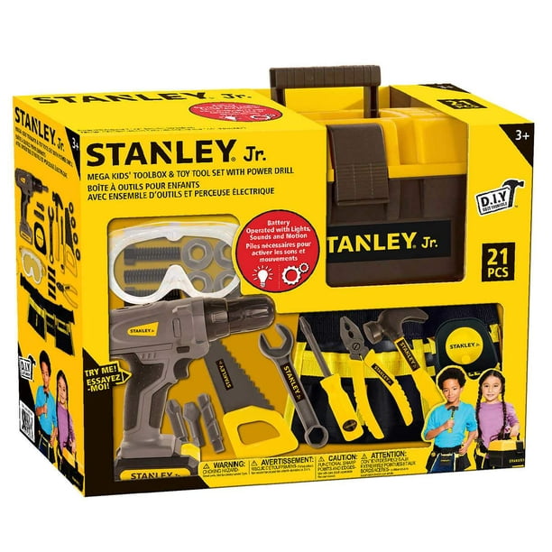 Stanley Jr. Gants de travail pour enfants - Fabriqués en matériau robuste  et durable pour une protection optimale pendant les jeux et l'exploration,  jaune-noir : : Bricolage
