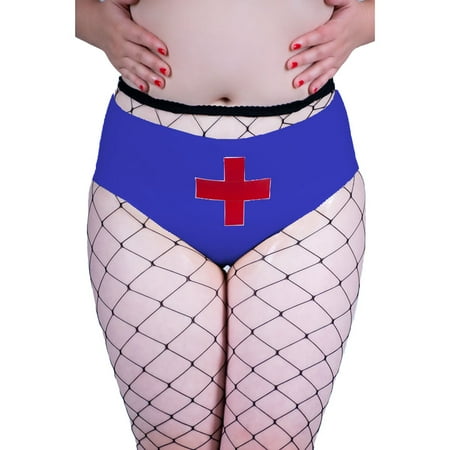 Sexy Party Cosplay Mid Waist Underpant Wet Look PVC Leather Briefs Nurse Doctor Role Play Lingerie Panties
