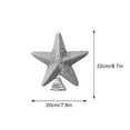 thumbnail image 3 of Xihbxyly Adorno para Árbol de Navidad, Estrella de Cinco Puntas con Cuentas, Elegante Diseño En Polvo, Metal y Plástico Inoxidables, Decoración para El Hogar y La Oficina, Ideal para Fiestas Navideña, 3 of 7