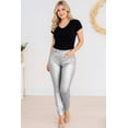 thumbnail image 1 of Pantalón skinny glitter Plata extra grande, 1 of 2