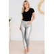 thumbnail image 1 of Pantalón skinny glitter Plata extra grande, 1 of 2
