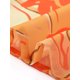 thumbnail image 5 of Camisa de mujer de botones INSPIRE CHIC con estampado floral, de manga larga, cuello puntiagudo, top de oficina, color naranja y amarillo, 5 of 6