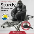 thumbnail image 3 of Bartnelli Pro Luxury Ironing Board White/Black Layered Steam with Adjustable Height, Iron Rest, Foldable Premium Iron Table, 3 of 7