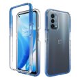 thumbnail image 7 of Mantto FOR OnePlus Nord N200 5G Case, 360 Full Body Cover Clear Bumper Protection Case - Shock Proof edges Hybrid Silicone Rubber TPU Bumper Gradient Phone Case for OnePlus Nord N200 5G - Blue, 7 of 7