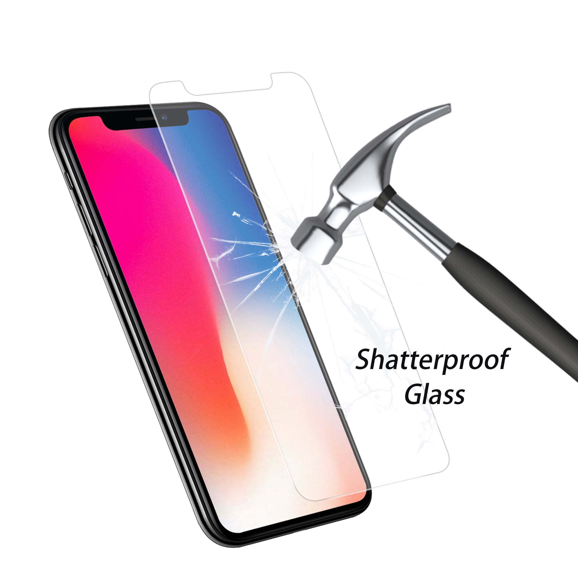 Retail Box] LOT 9H Hardness Tempered Glass Screen Protector iPhone X/XR/XS/MAX