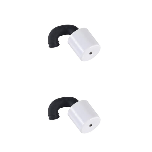 Youkk 1/8 Scale RC Racing Car Small Air Filter Vehicle Accessory Kids Adults Replacing Engine Parts Filtration System Supplies White 2Set