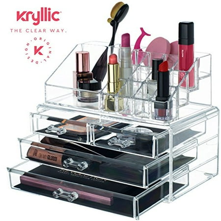 Acrylic Jewelry Cosmetic Vanity Organizer Great Box For