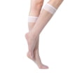thumbnail image 4 of BYHONG Chaussettes pour Femmes Aguichant Solides 2 Pcs Bas Anti-Accrocs Été Ultra Fins Chaussettes de Course Femmes Blanches Taille Unique, 4 of 5