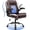 1. Brown, variant on CELTOSS Leather Office Chair, Ergonomic Executive Chair with Padded Flip-Up Armrests, Mid-Back PU Computer Desk Chair, Jet Black