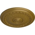 thumbnail image 3 of Ekena Millwork 27"OD x 2 1/2"P Brunswick Ceiling Medallion (Fits Canopies up to 4 1/2"), Hand-Painted Gold, 3 of 5