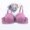 Pink, variant on Jacenvly New Ladies Bras Women's Lace Patchwork Bra with Breathable and Sagging Lightweight Underwear Quick Drying Woman Bras on Sale No Wire