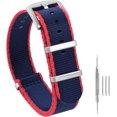 thumbnail image 1 of ABDFHE-Nylon Watch Band 18mm 20mm 22mm Multicolor Replacement Watch Straps for Men Women, 1 of 4