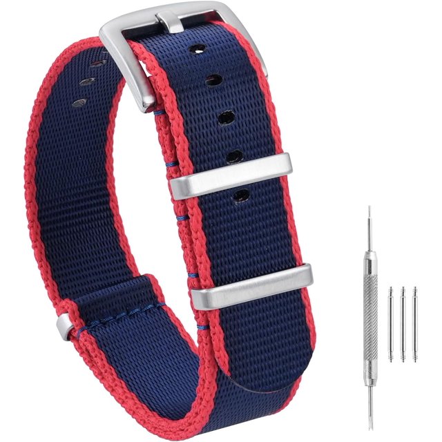 ABDFHE-Nylon Watch Band 18mm 20mm 22mm Multicolor Replacement Watch Straps for Men Women