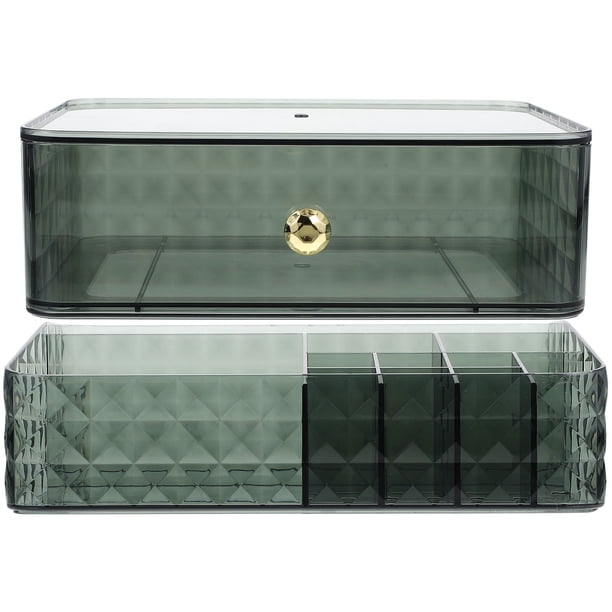 BESTYASH Organizador De Cajones Para Escritorio En Plástico Verde Con Simple Y Material Resistente