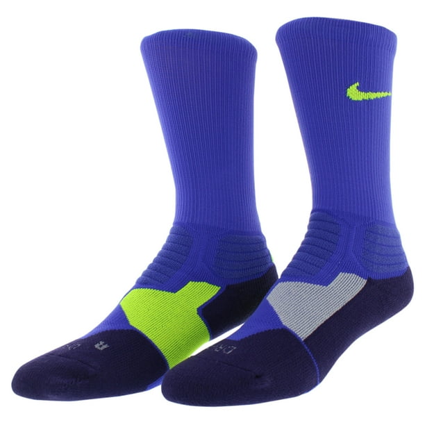 Nike Nike Mens Hyper Elite Basketball Crew Socks Purple