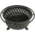 thumbnail image 4 of Best Choice Products 36in Outdoor Firebowl Fire Pit Stove w/ Bronze Finish for Patio, Backyard, Garden - Black, 4 of 7