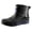 Blue, variant on Men’s Fashion Ankle Rubber Rain Boots, Waterproof Non-Slip All Season Slip On Work & Fishing Footwear for Outdoor Muddy Wet Conditions Yellow 7.5