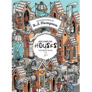Steampunk Houses 2 Colouring Book, (Hardcover)