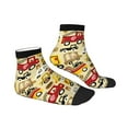 thumbnail image 3 of Bingfone Vehicles Design Patterned Men'S Women'S Casual Cotton Socks, 3 of 9