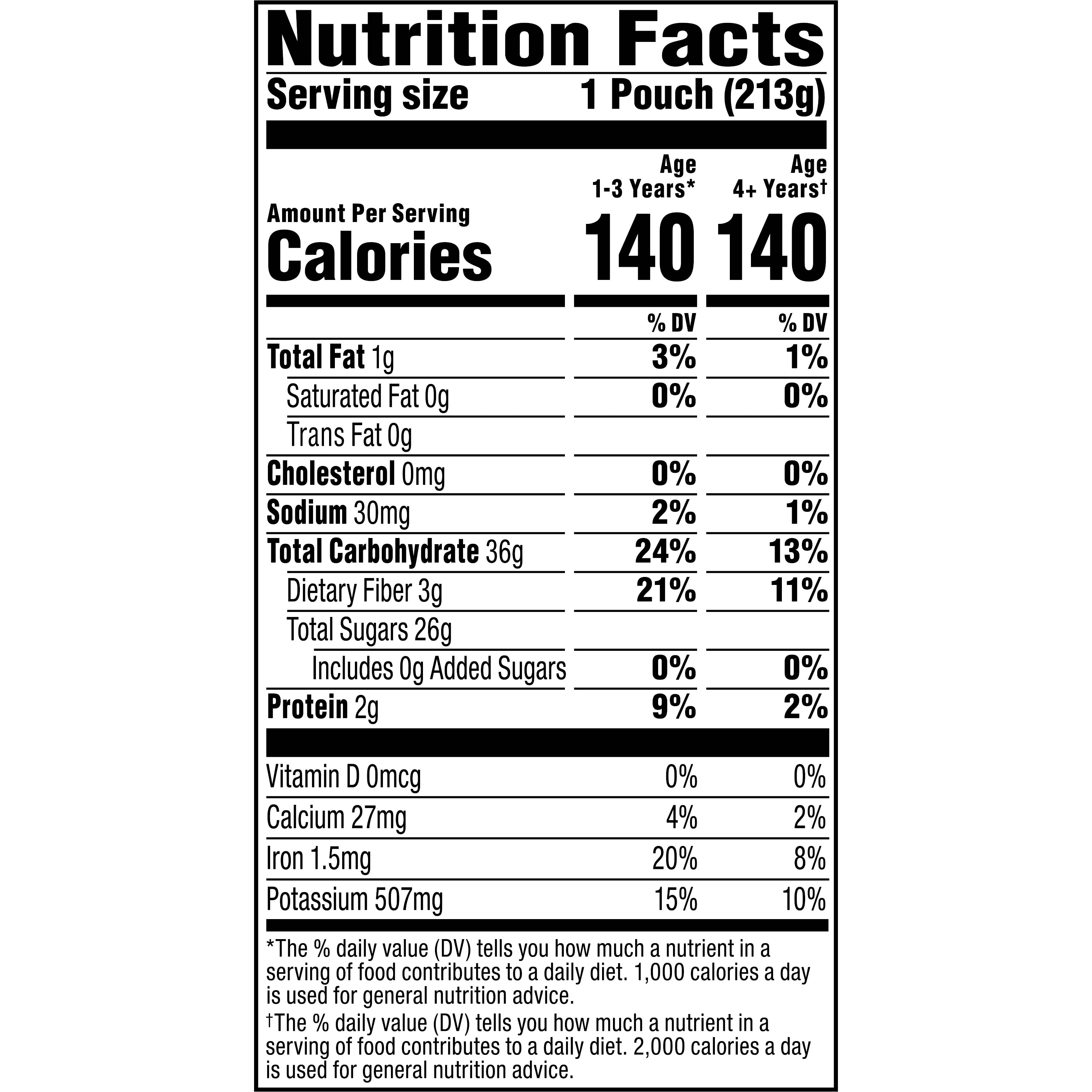 Plum Organics Tots & Beyond Banana & Pumpkin 7.5 oz Pouch