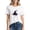 A02White, variant on Womens Vintage Halloween Tops Creepy Witch Hat Print Graphic T-Shirt Casual Short Sleeve Crewneck Fall Festival Tee Shirts Lightweight Blouse Everyday Wear