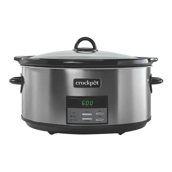 Crock-Pot 8 qt - Black Stainless Slow Cooker