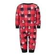 thumbnail image 3 of Hirigin Matching Christmas Pajamas For Family, Baby Romper/Dog Clothes/Plaid Print Tops and Pants Sleepwear Set, 3 of 6
