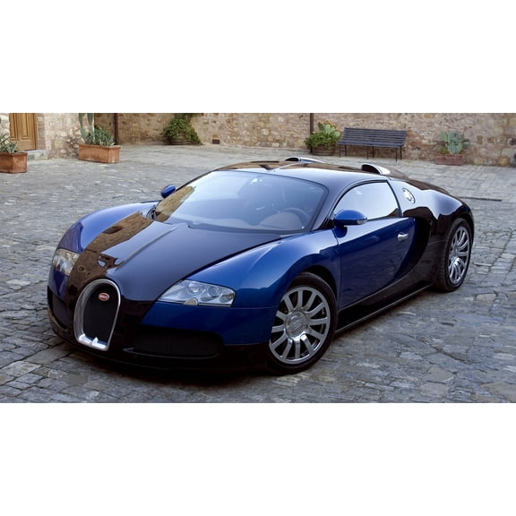 2005 Bugatti Veyron - 12x18 Inch Laminated Poster - Stunning Detail and Bold Colors