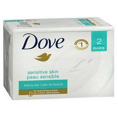Dove Beauty Bar Sensitive Skin 4 oz, 8 bar (Pack of 3)