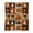 A, variant on Halloween Patchwork Quilted Flannel Blanket Throw, Retro Plaid Fall Decor | Retro Plaid Flannel Throw with Ghost, Pumpkin & Floral Print for Holiday Decor Gift,A